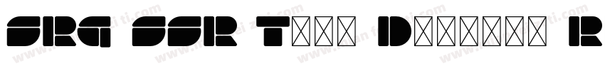 SRG SSR Type Display Regular Regula字体转换